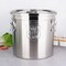 Airtight Rice Bucket 304 Stainless Steel Canister Food Storage Containers 6 L